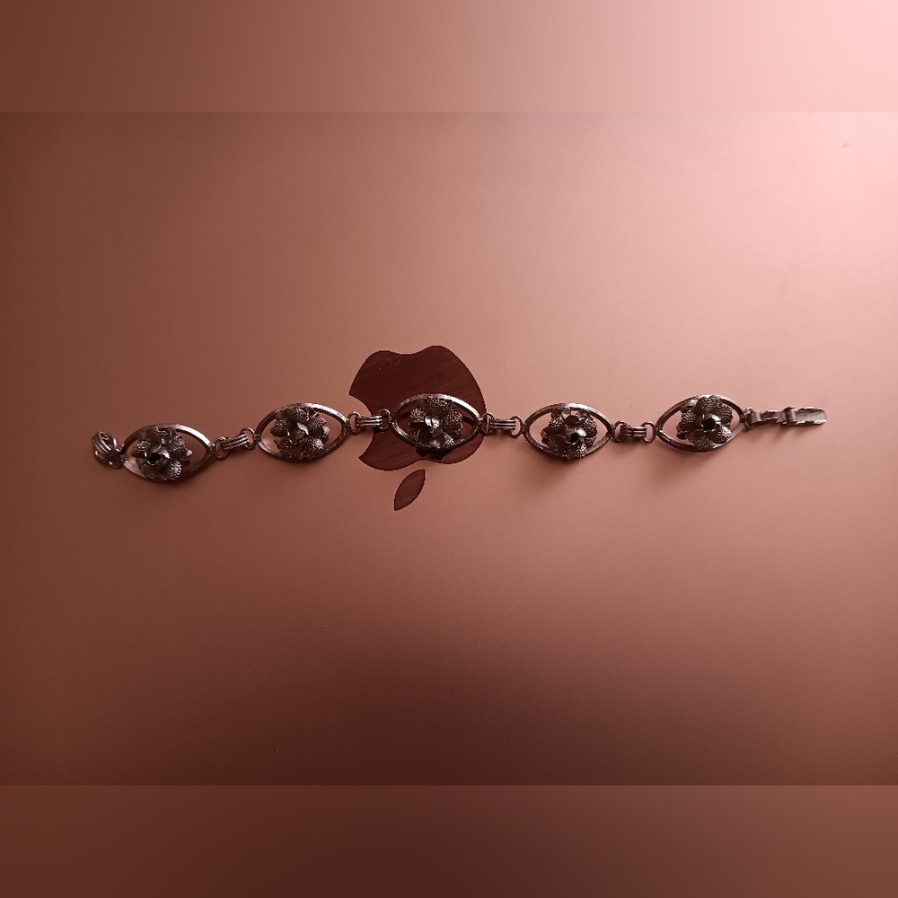 STAR ART Sterling Silver Rose Bracelet 🌹
